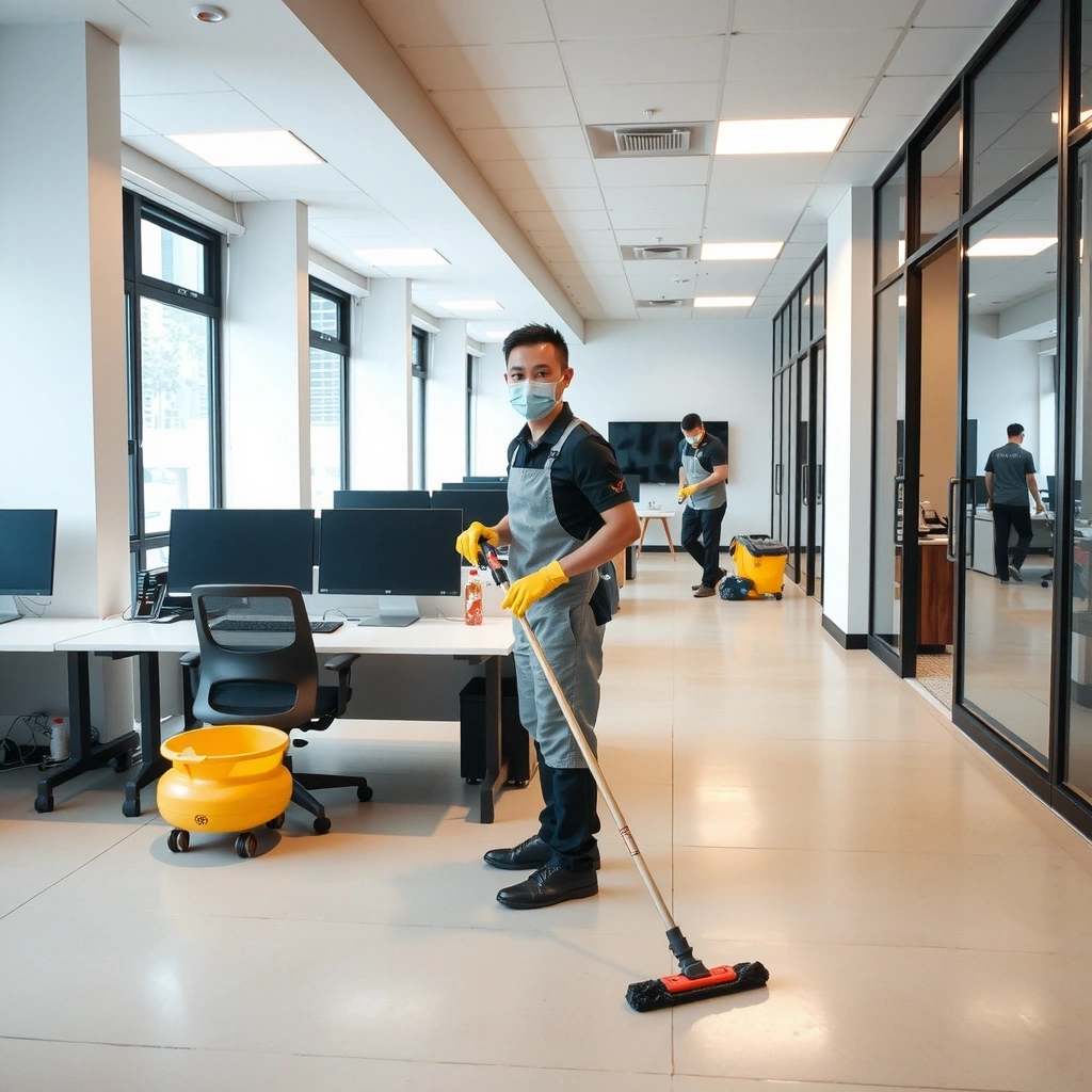 Commercial office cleaning services