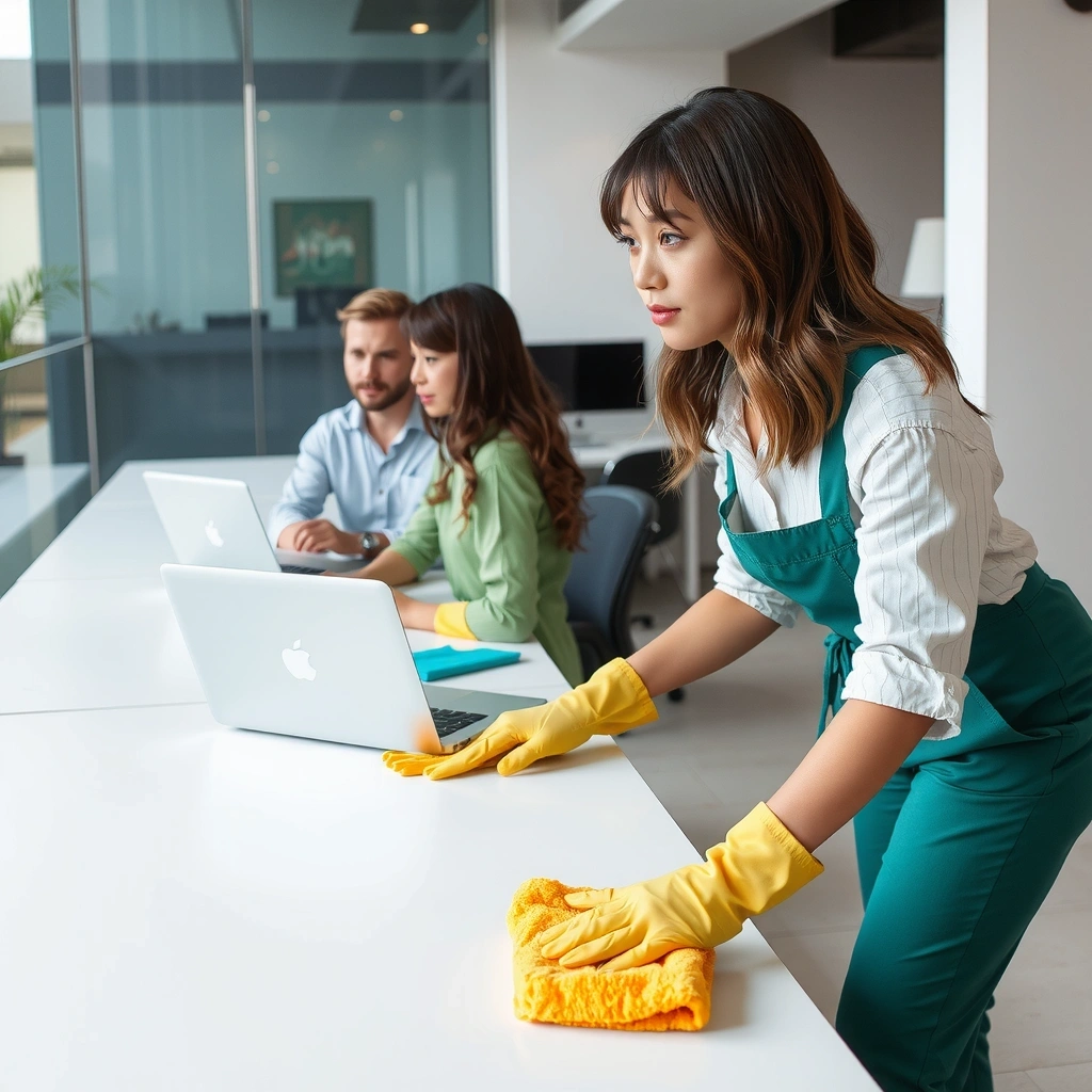 Commercial office cleaning